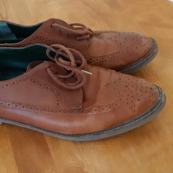 Leather Wingtip Oxfords - Picture 2 of 5